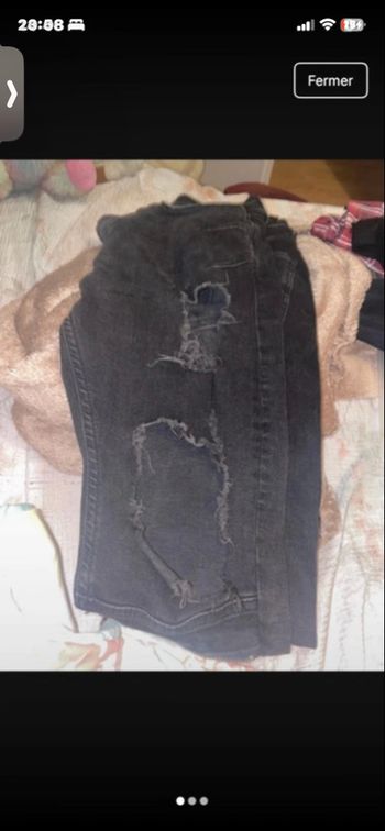 Jean homme fausse poche