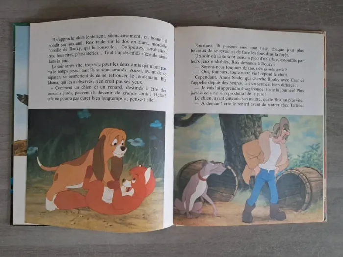 Livre vintage  rox et Rouky Walt Disney - photo numéro 3