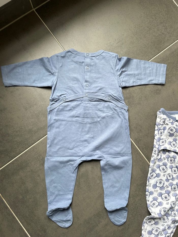 Lot de 2 Pyjamas grenouillères 1 pièce léger manches longues Disney bébé garçon - photo numéro 5