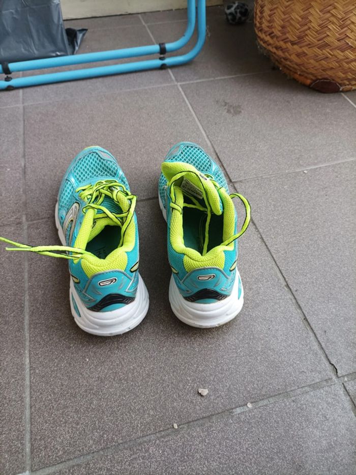 Baskets verte/jaune - photo numéro 5