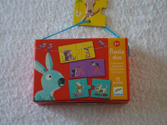 Jeu "Puzzle duo Contraires" Djeco pour enfants (2 ans +)