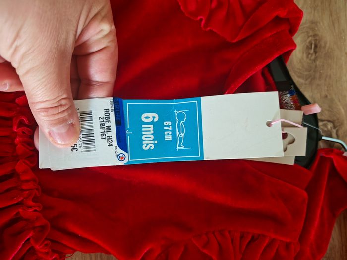 Robe de Noël fille, taille 6 mois, Chicaprie - photo numéro 4