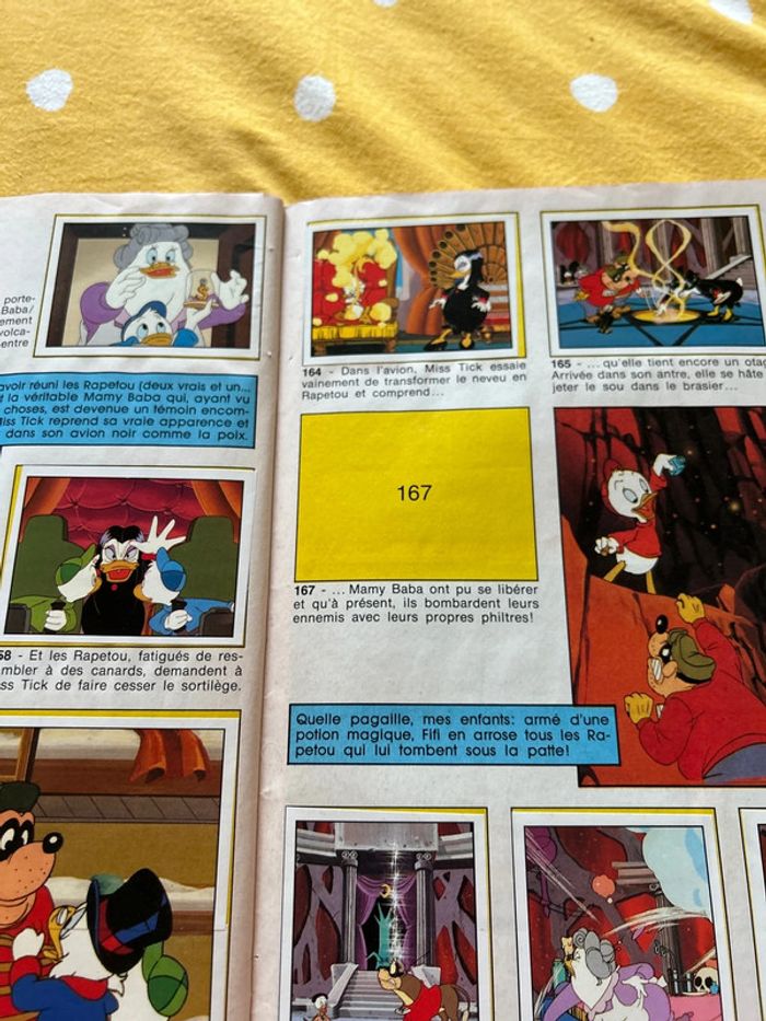 Livre à vignette panini - complet à 95 % 1987 Disney ducktales - la bande à picsou - photo numéro 13