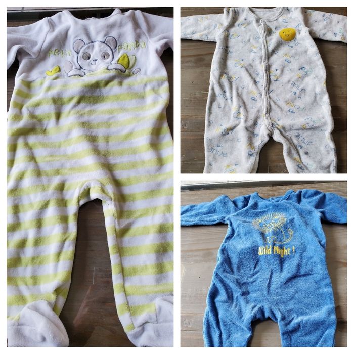 Lot 3 pyjamas 6 mois
