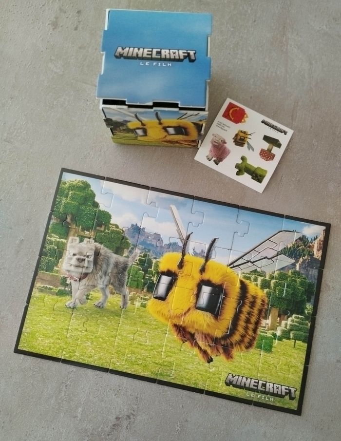 Boite puzzle 24 pièces Minecraft - photo numéro 4