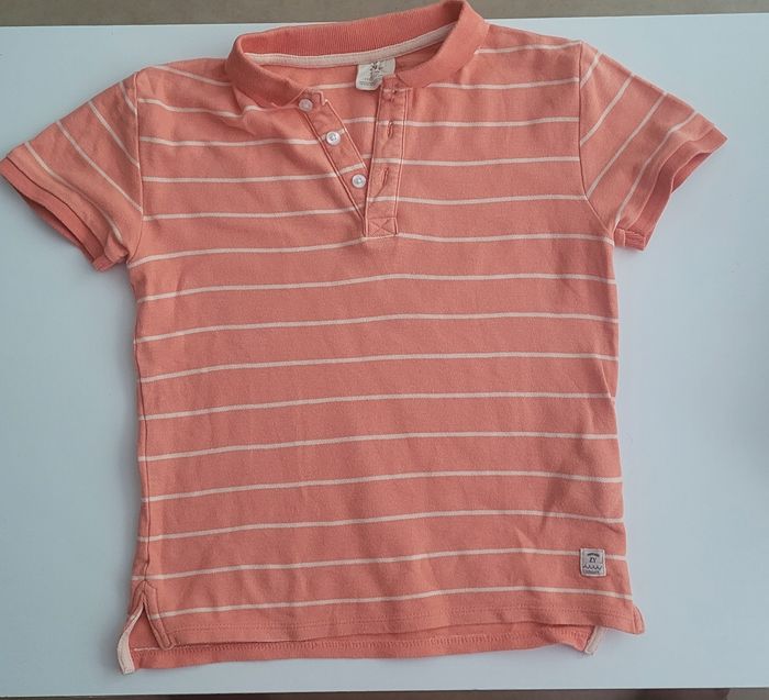 T-SHIRT SAUMON 7/8 ANS - photo numéro 2