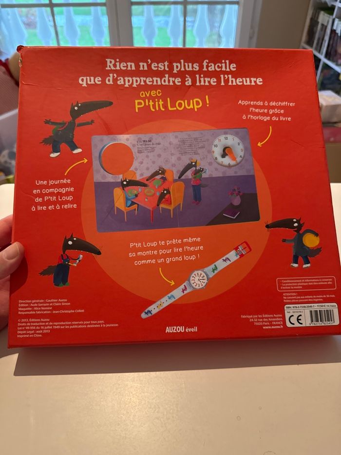 Apprendre à lire l’heure avec petit loup et sa montre - photo numéro 2