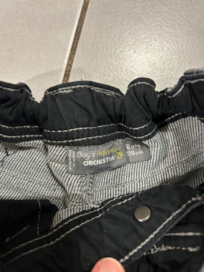 Lot 2 jeans gris 8 ans - photo numéro 2