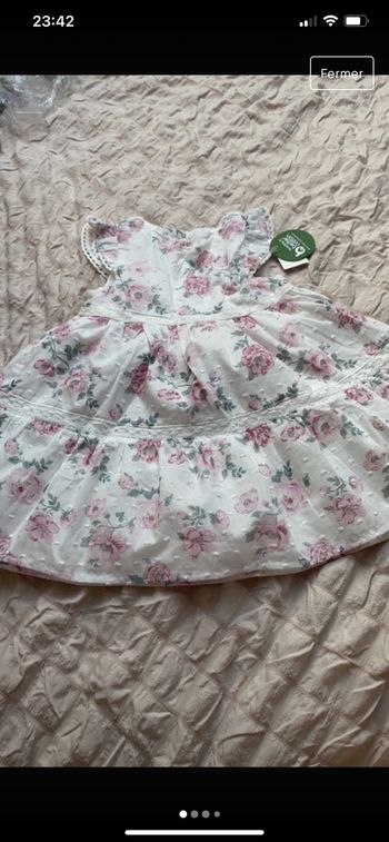 Robe fleurie bébé