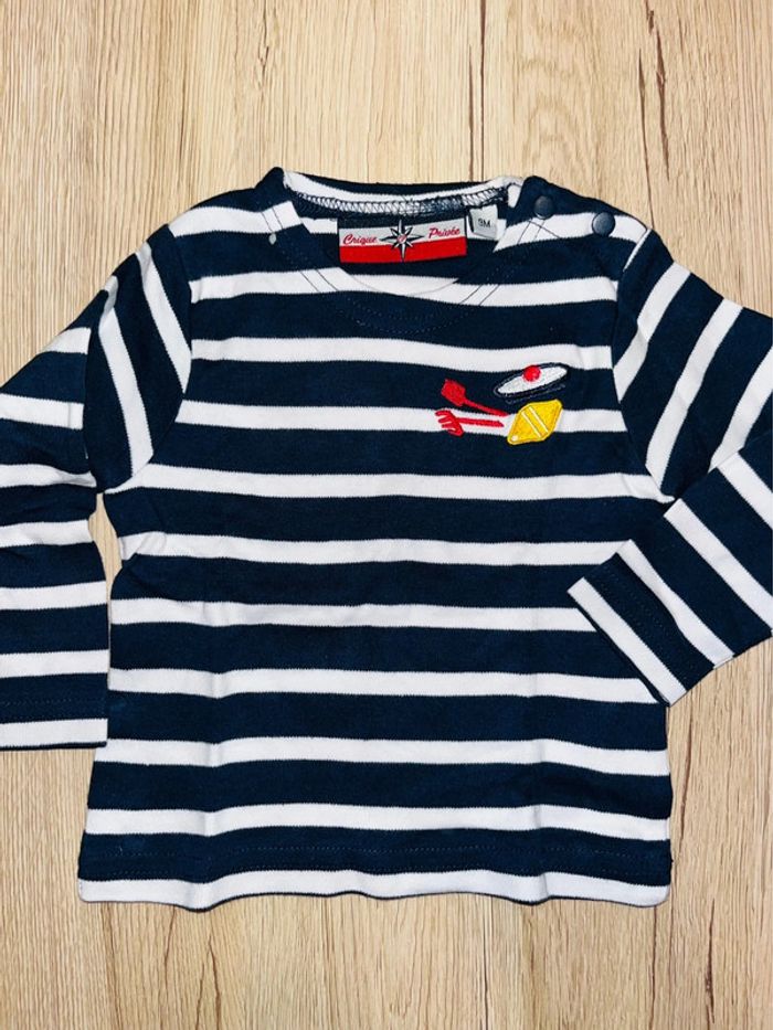 Tee-shirt manche longues 9 mois