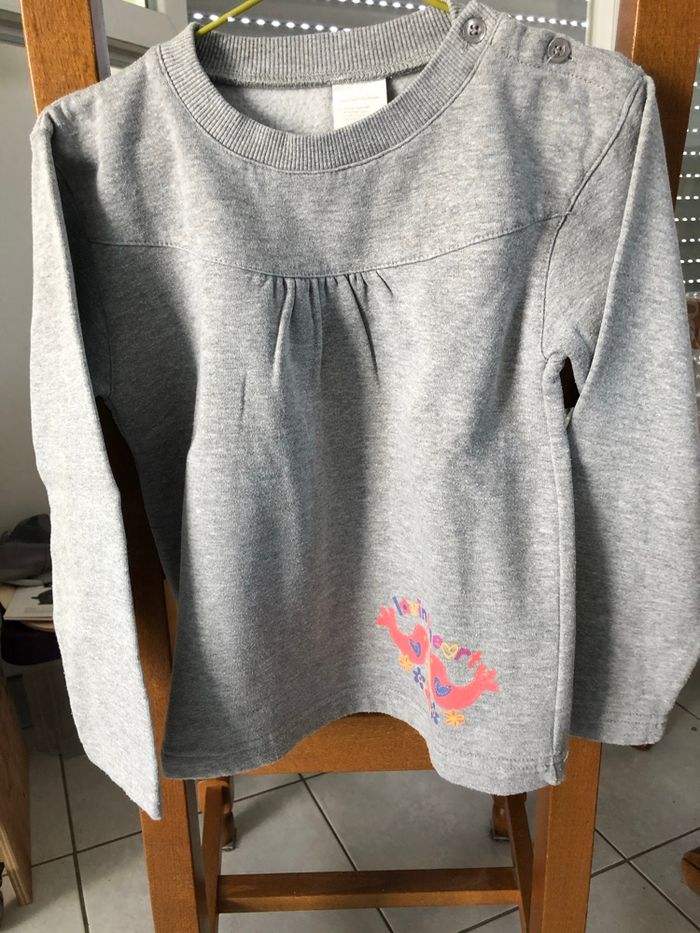 Sweat-shirt gris