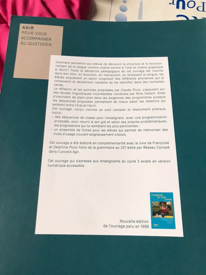 J’entends, je vois, j’écris - Des outils pour la maîtrise de l’orthographe au CP et au CE1 - photo numéro 13