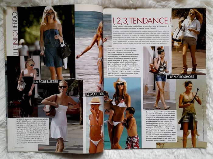 Magazine Elle n°3110 aout 2005 spécial femme rondes et Tatjana Patitz - photo numéro 5
