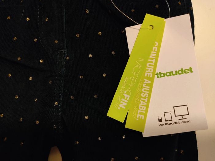 Pantalon velours taille 3 ans - photo numéro 2