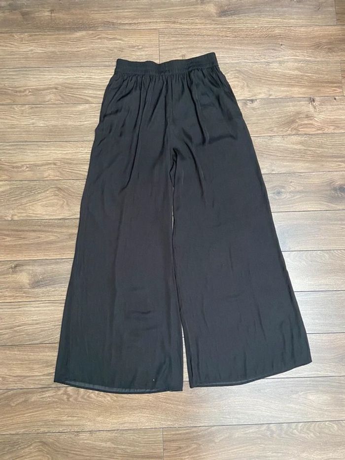 (Lot) Zara pantalon amples taille L beige et noire - photo numéro 2