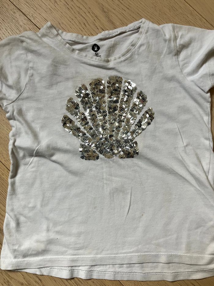 Lot 7 tee-shirts MC/débardeurs fille 5 ans - photo numéro 11
