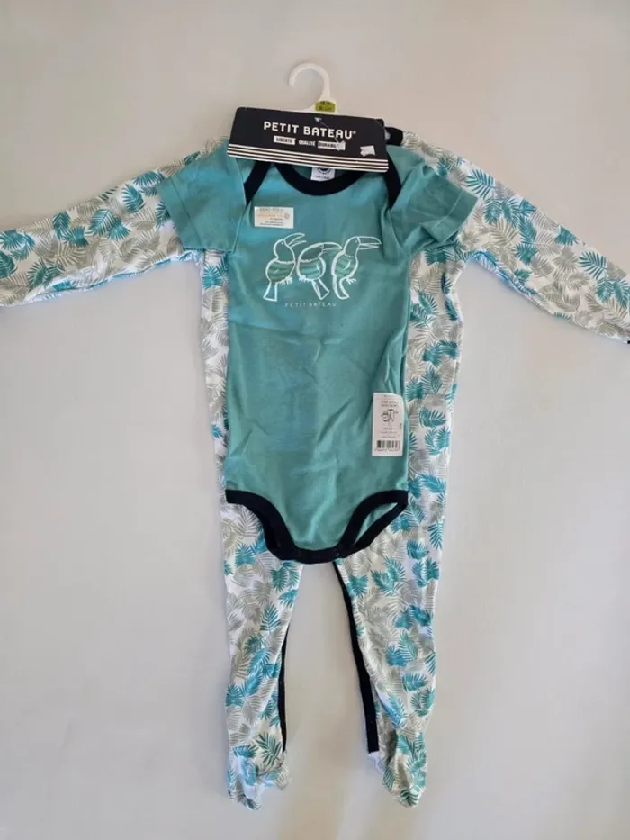 Pyjama + bodie petit bateau