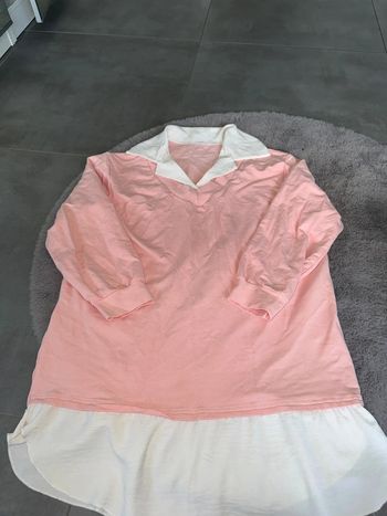 Pull rose taille unique