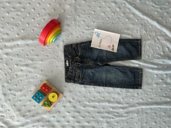jean bleu taille réglable 18 mois obaibi