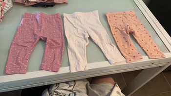 3 leggings bébé fille 6 mois