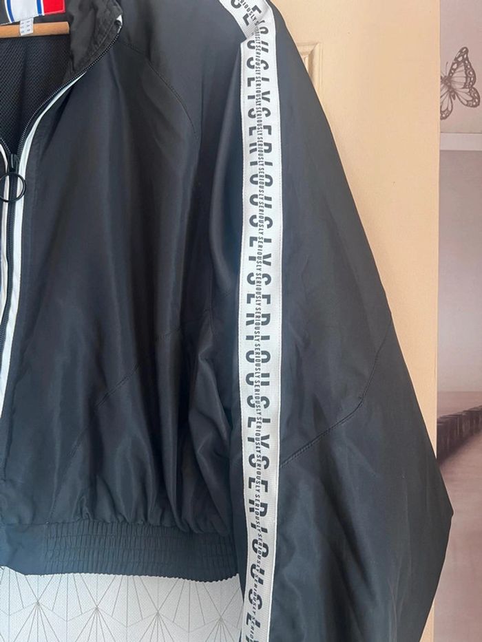 Veste femme jogging Jennyfer M ttbe noire et blanche - photo numéro 4