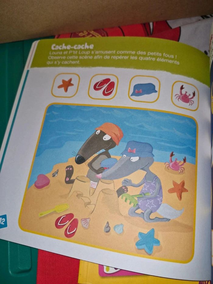 Mon cahier d activités ptit loup les vacances - photo numéro 3