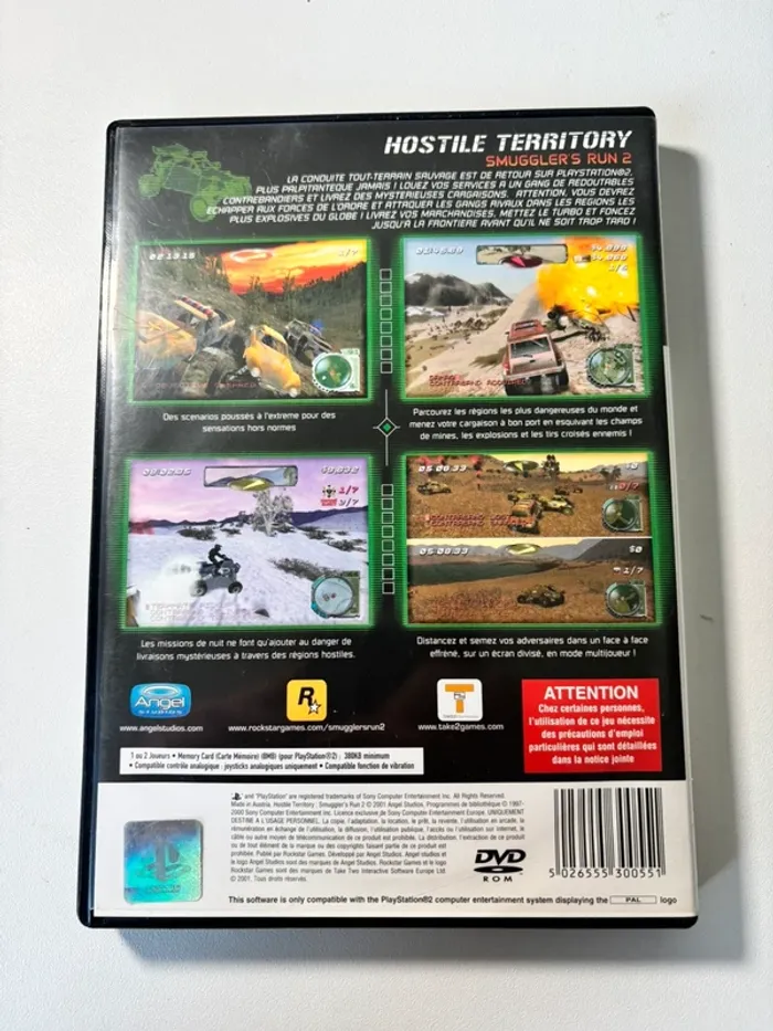 Jeux Sony PlayStation 2 hostile territory rock star - photo numéro 2