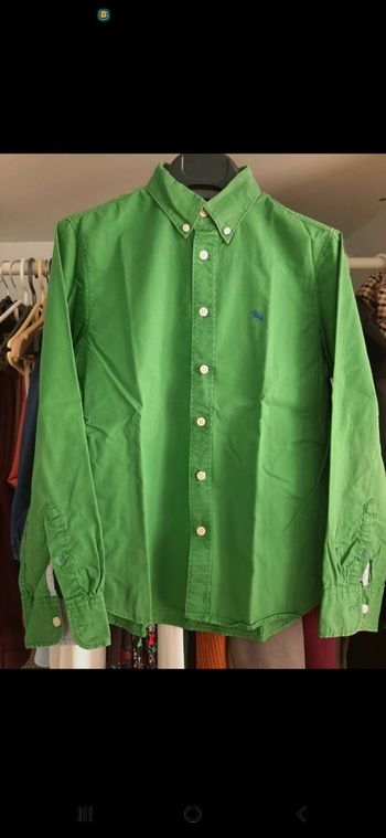 Chemise verte