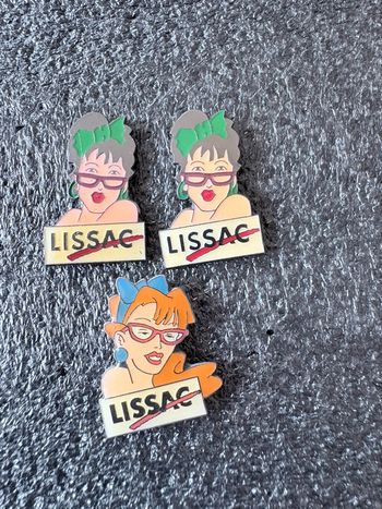 Lot 3 pin’s opticiens Lissac