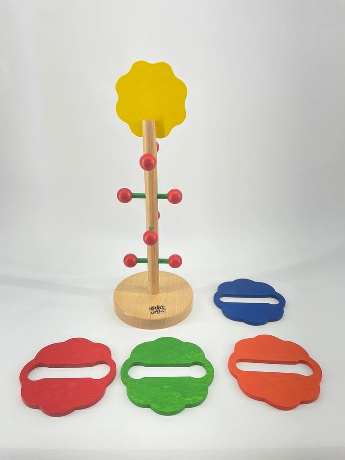 Lot montessori boulier, horloge et arbre à pétales en bois - Edu Fun - photo numéro 6