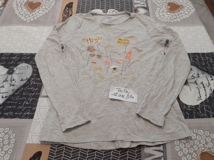 T shirt manches longues 12 ans