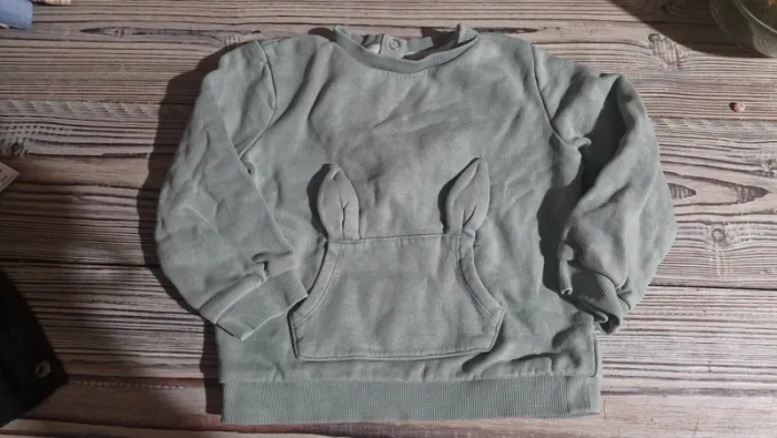 Sweat oreille de lapin Kiabi 36 mois