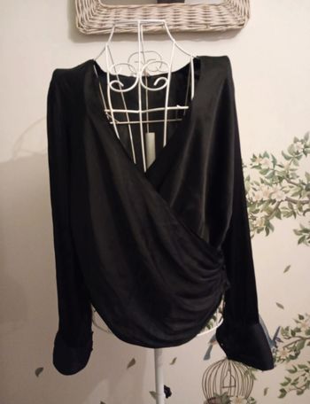 Blouse satinée 