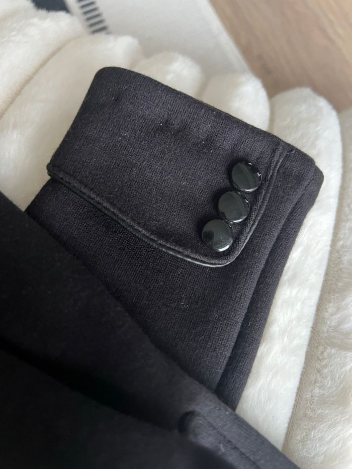 Gant noir élégant femme taille s