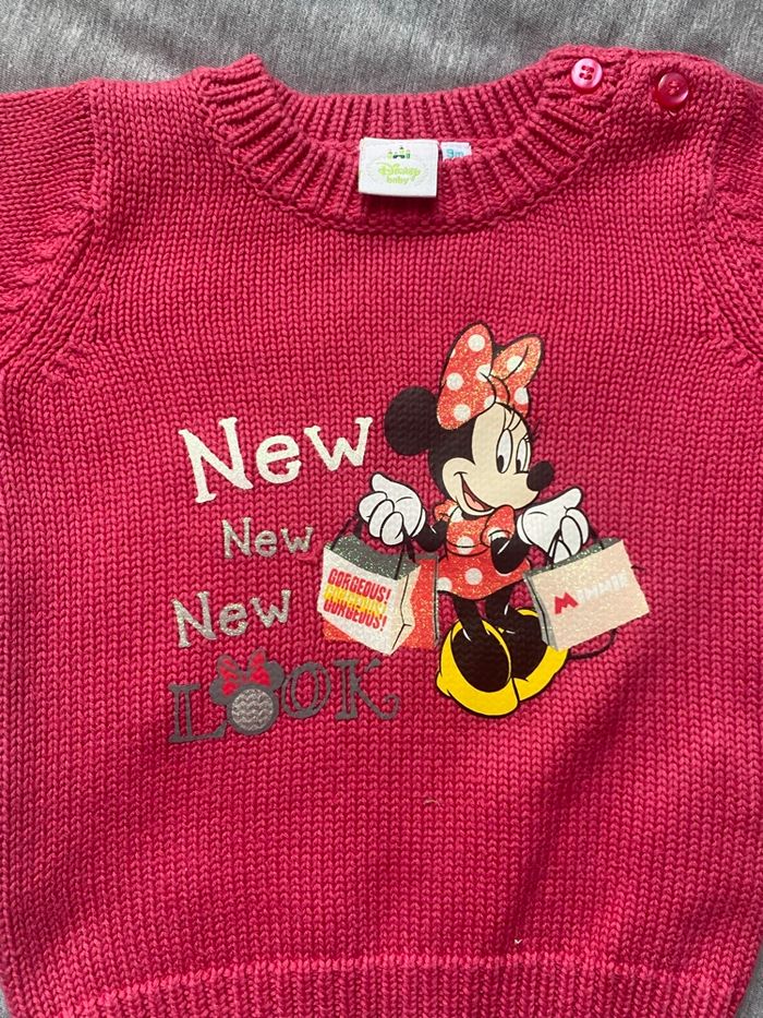Pull en coton rose Disney - photo numéro 2