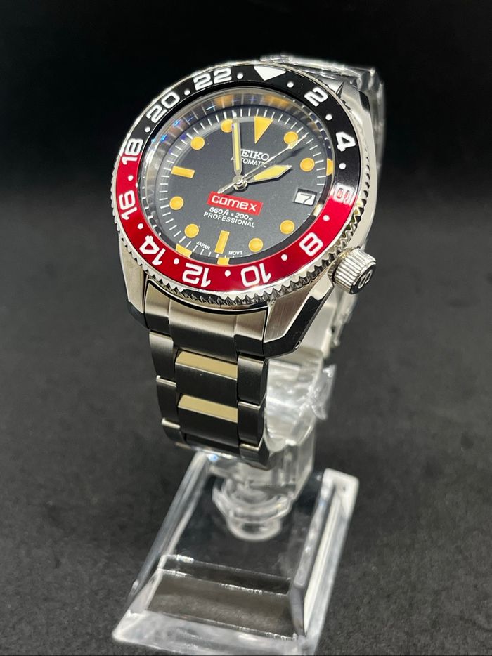 Montre custom 42mm automatique verre saphir - photo numéro 5