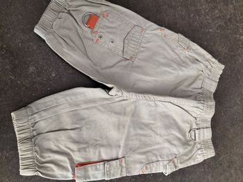 Pantalon toile beige 6 mois