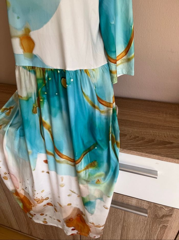 Robe fluide d'été imprimé taille L neuve - photo numéro 5