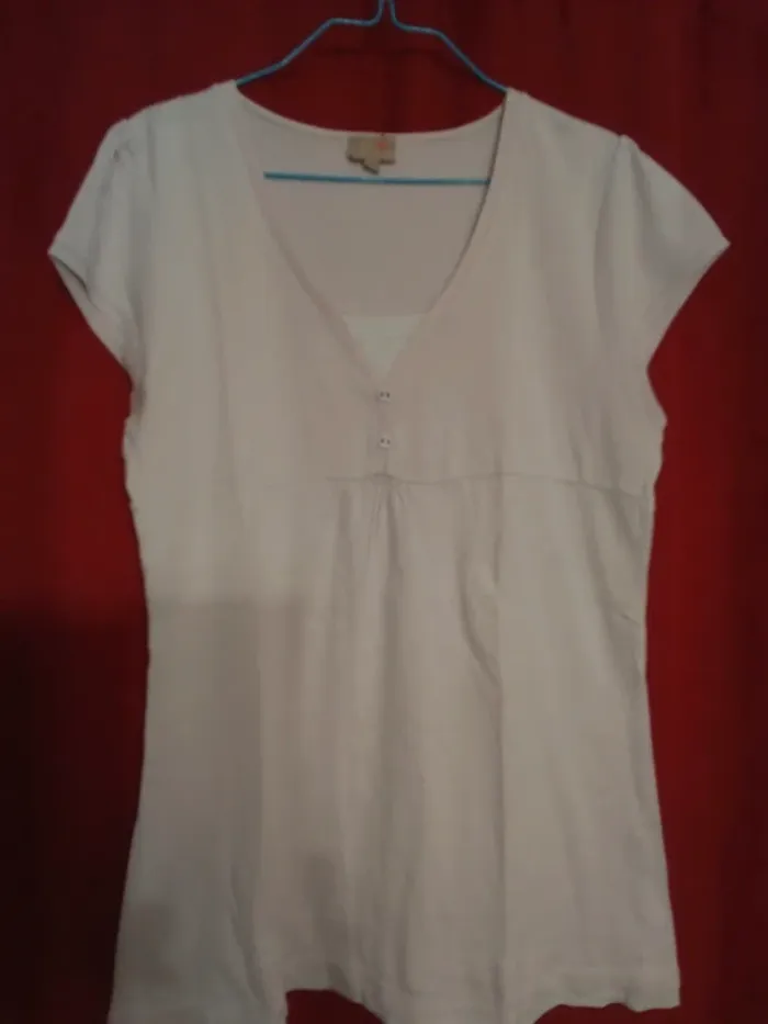 (146)tee shirt manches courtes de grossesse taille 4