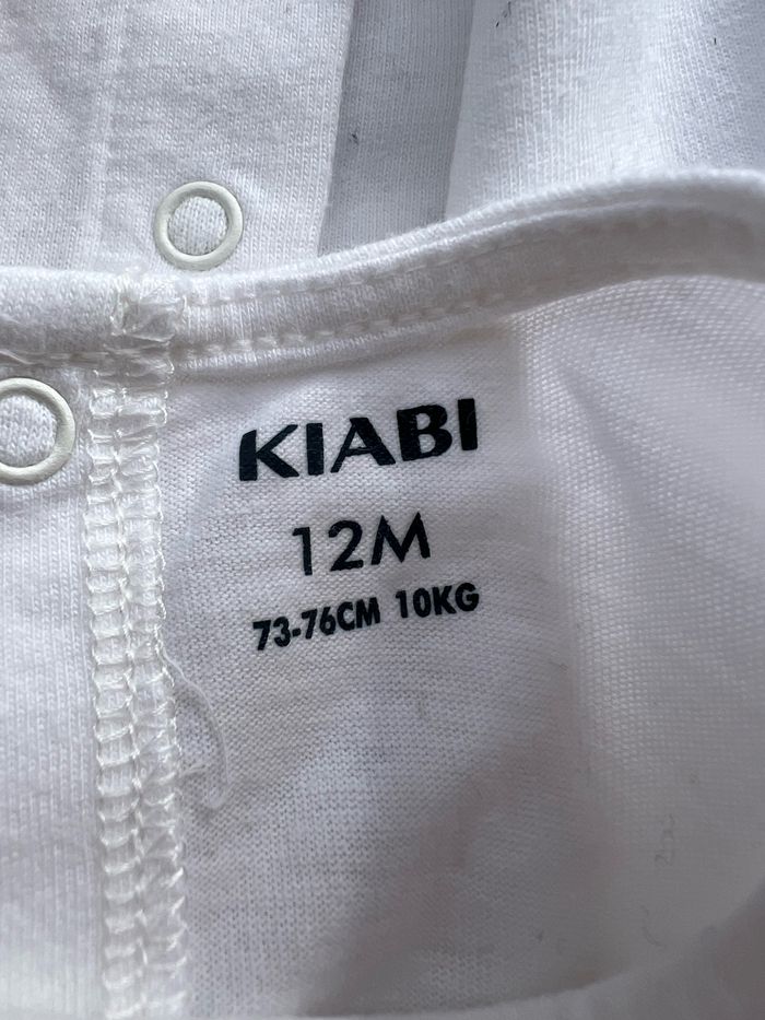 Tee-shirt blanc imprimé Halloween taille 12 mois Kiabi - photo numéro 5