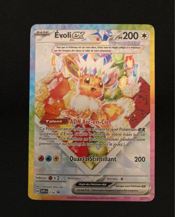 Carte Pokémon Evoli EX SVP 174 NM FR