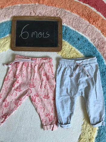 Lot pantalons coton