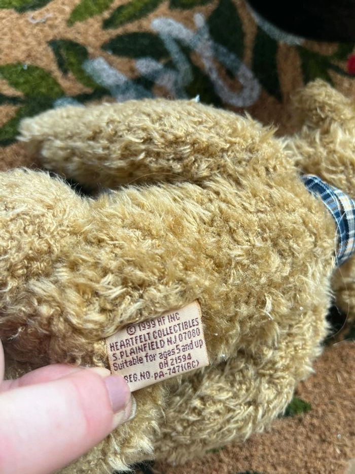 Ours en peluche teddybear Heartfelt collectibles - photo numéro 4