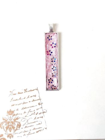 Magnifique pendentif allumette style vintage Y2k