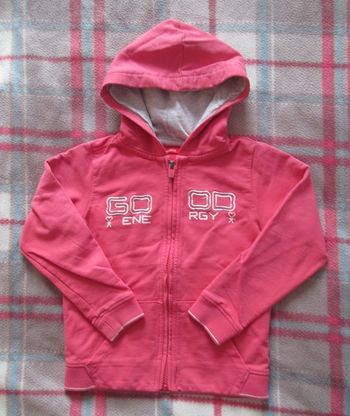 Veste à capuche rose OKAIDI 5 ans