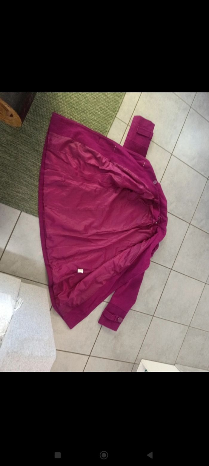 Manteau prune T38 - photo numéro 4