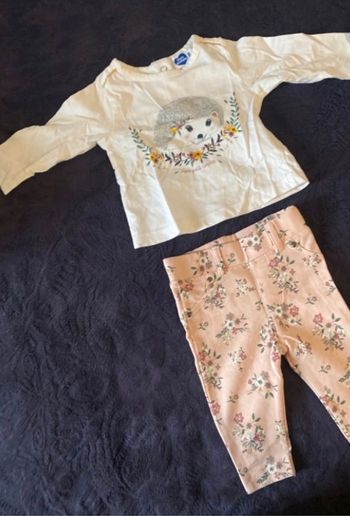 Ensemble fille mots d’enfants 3 mois