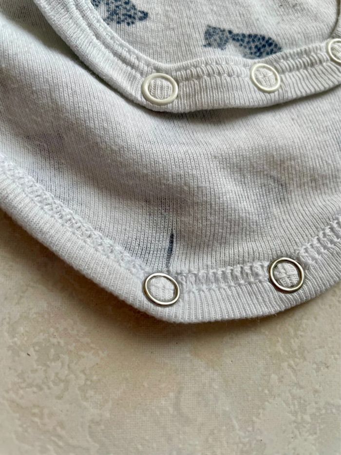 Lot 7 bodies Petit Bateau manches courtes 24 mois - photo numéro 10