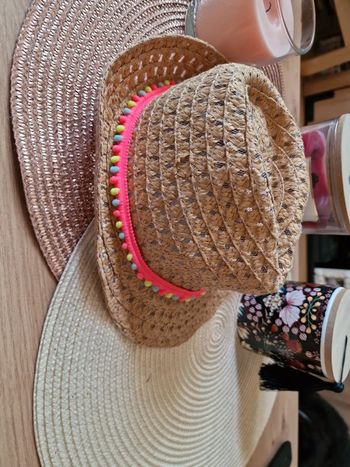 Chapeau de paille taille 52