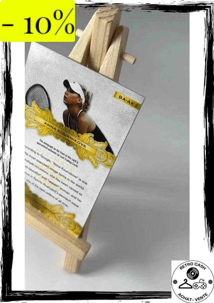 2015 Leaf Ultimate Tennis Anna Kournikova #BA-AK2 - photo numéro 8